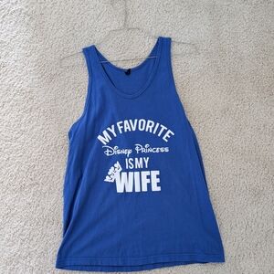 Disney Royal Blue Graphic Tank Top